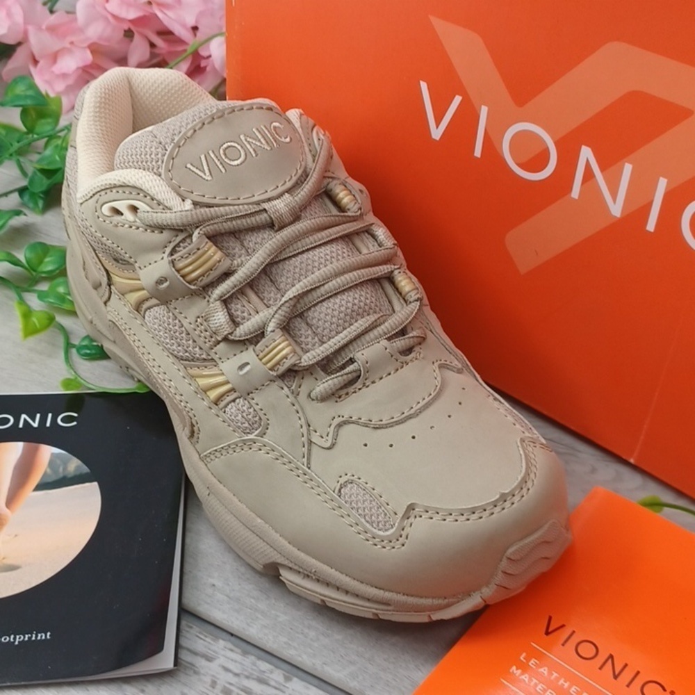 Vionic 23 Walk Walker Taupe NIB